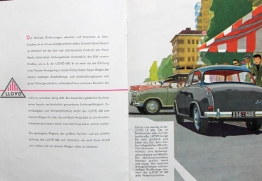 Lloyd LP 600 Modelprogram 1958 Carbrochure (10134)